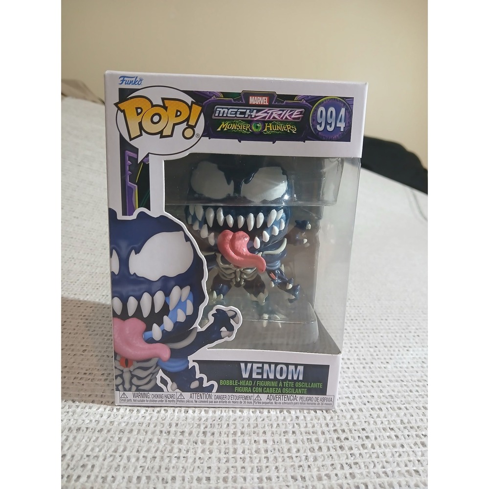 Funko Pop Marvel Mech Strike Monster Hunters Venom 994 Bobble-Head Figure New